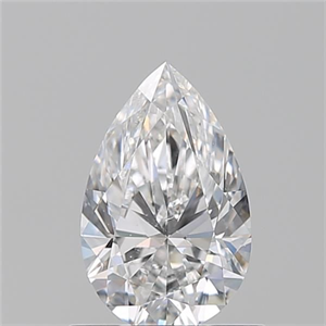 Foto Diamante Natural 0.70 quilates, De pera , Color E, claridad SI1 y certificado GIA de