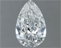 Diamante Natural 0.50 quilates, De pera , Color F, claridad SI2 y certificado GIA