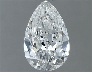 Foto Diamante Natural 0.50 quilates, De pera , Color F, claridad SI2 y certificado GIA de