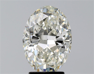 Picture of Natural Diamond 3.02 Carats, Oval with  Cut, I Color, VS1 Clarity and Certified by GIA
