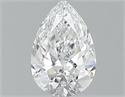 Natural Diamond 0.81 Carats, Pear with  Cut, E Color, VS1 Clarity and Certified by GIA