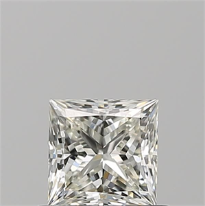 Picture of Natural Diamond 0.73 Carats, Princess with  Cut, J Color, VVS2 Clarity and Certified by GIA