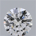 Natural Diamond 0.70 Carats, Round with Excellent Cut, G Color, VS2 Clarity and Certified by GIA