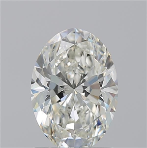 Foto Diamante Natural 1.50 quilates, Ovalado , Color J, claridad SI2 y certificado GIA de