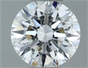 Natural Diamond 0.56 Carats, Round with Excellent Cut, E Color, SI1 Clarity and Certified by GIA