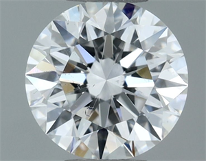 Picture of Natural Diamond 0.56 Carats, Round with Excellent Cut, E Color, SI1 Clarity and Certified by GIA