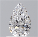 Natural Diamond 0.42 Carats, Pear with  Cut, D Color, VS1 Clarity and Certified by GIA
