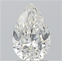 Natural Diamond 1.20 Carats, Pear with  Cut, I Color, SI1 Clarity and Certified by GIA
