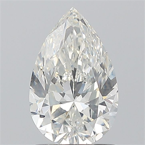 Picture of Natural Diamond 1.20 Carats, Pear with  Cut, I Color, SI1 Clarity and Certified by GIA