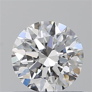 Picture of Natural Diamond 0.72 Carats, Round with Excellent Cut, F Color, VVS1 Clarity and Certified by GIA