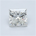 Diamante Natural 1.01 quilates, Princesa , Color I, claridad VVS2 y certificado GIA
