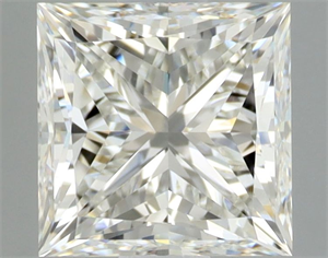 Picture of Natural Diamond 1.00 Carats, Princess with  Cut, I Color, VVS2 Clarity and Certified by GIA