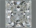 Natural Diamond 0.90 Carats, Princess with  Cut, H Color, IF Clarity and Certified by IGI