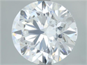 Lab Grown Diamond 4.14 Carats, Round with Ideal Cut, D Color, VS1 Clarity and Certified by IGI