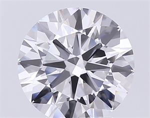 Picture of Lab Grown Diamond 1.03 Carats, Round with Ideal Cut, D Color, VS1 Clarity and Certified by IGI