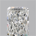 Natural Diamond 0.70 Carats, Radiant with  Cut, I Color, VS1 Clarity and Certified by GIA