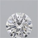Natural Diamond 0.50 Carats, Round with Excellent Cut, E Color, VVS2 Clarity and Certified by GIA