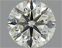 Natural Diamond 0.80 Carats, Round with Excellent Cut, J Color, VVS2 Clarity and Certified by IGI