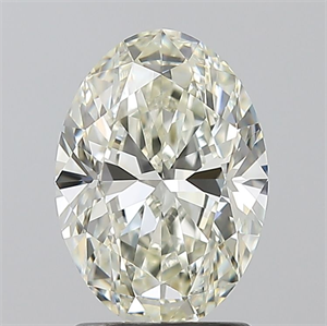 Picture of Natural Diamond 1.70 Carats, Oval with  Cut, I Color, IF Clarity and Certified by IGI