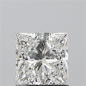 Picture of Natural Diamond 1.01 Carats, Princess with  Cut, G Color, SI1 Clarity and Certified by GIA
