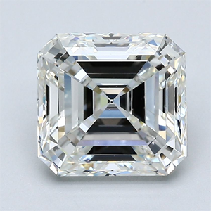 Picture of Natural Diamond 3.01 Carats, Asscher with  Cut, G Color, VS1 Clarity and Certified by GIA