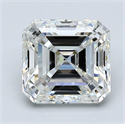 Natural Diamond 3.01 Carats, Asscher with  Cut, G Color, VS1 Clarity and Certified by GIA