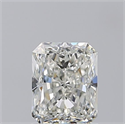 Natural Diamond 1.50 Carats, Radiant with  Cut, H Color, VS1 Clarity and Certified by GIA