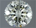 Natural Diamond 0.50 Carats, Round with Excellent Cut, K Color, VVS1 Clarity and Certified by IGI