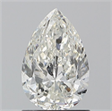 Natural Diamond 1.20 Carats, Pear with  Cut, H Color, SI2 Clarity and Certified by GIA