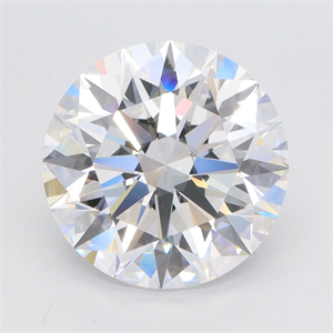 Picture of Lab Grown Diamond 4.34 Carats, Round with Ideal Cut, E Color, VVS2 Clarity and Certified by IGI