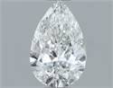 Diamante Natural 0.60 quilates, De pera , Color G, claridad VVS2 y certificado GIA