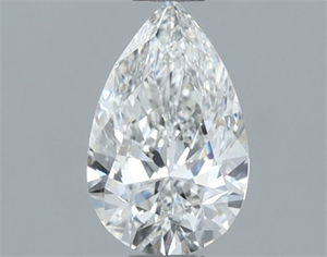 Foto Diamante Natural 0.60 quilates, De pera , Color G, claridad VVS2 y certificado GIA de