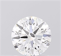 Lab Grown Diamond 1.05 Carats, Round with Ideal Cut, D Color, VVS1 Clarity and Certified by IGI