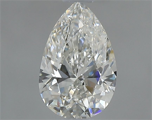 Picture of Natural Diamond 0.71 Carats, Pear with  Cut, H Color, SI1 Clarity and Certified by GIA