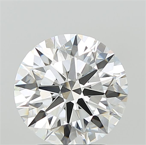 Picture of Lab Grown Diamond 3.10 Carats, Round with Ideal Cut, F Color, VVS2 Clarity and Certified by IGI