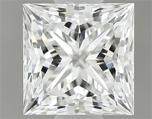 Foto Diamante Natural 0.55 quilates, Princesa , Color H, claridad VS2 y certificado GIA de