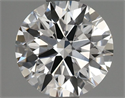 Lab Grown Diamond 1.19 Carats, Round with Ideal Cut, E Color, VVS2 Clarity and Certified by IGI