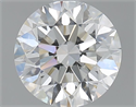 Diamante Natural 1.70 quilates, Redondo , Color G, claridad VVS2 y certificado GIA