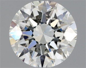 Picture of Natural Diamond 0.50 Carats, Round with Excellent Cut, H Color, IF Clarity and Certified by GIA