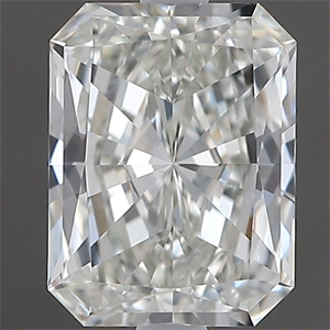 Picture of Natural Diamond 0.80 Carats, Radiant with  Cut, I Color, VS1 Clarity and Certified by GIA