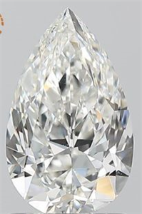 Foto Diamante Natural 1.20 quilates, De pera , Color G, claridad SI1 y certificado GIA de