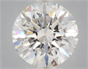 Lab Grown Diamond 1.51 Carats, Round with Excellent Cut, D Color, VVS2 Clarity and Certified by IGI