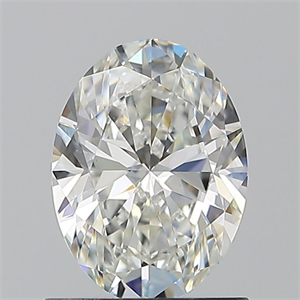 Foto Diamante Natural 1.01 quilates, Ovalado , Color G, claridad VS1 y certificado GIA de