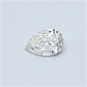 Natural Diamond 0.23 Carats, Pear with  Cut, I Color, VS1 Clarity and Certified by GIA