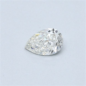 Picture of Natural Diamond 0.23 Carats, Pear with  Cut, I Color, VS1 Clarity and Certified by GIA