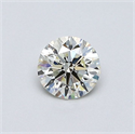 Natural Diamond 0.40 Carats, Round with Excellent Cut, M Color, VVS2 Clarity and Certified by GIA
