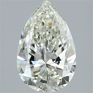 Picture of Natural Diamond 3.01 Carats, Pear with  Cut, I Color, VS2 Clarity and Certified by IGI