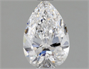 Diamante Natural 0.80 quilates, De pera , Color D, claridad VVS1 y certificado GIA