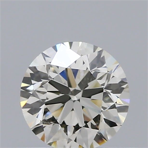 Picture of Natural Diamond 0.40 Carats, Round with Very Good Cut, J Color, SI1 Clarity and Certified by IGI