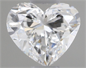 Natural Diamond 0.41 Carats, Heart with  Cut, E Color, VVS1 Clarity and Certified by GIA